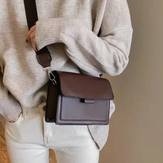 Classic Fashion Crossbody Bag. PU Leather Bags for Women, Travel Handbag, Ladies Shoulder strap Bag. - WAREHOUSE SHOP