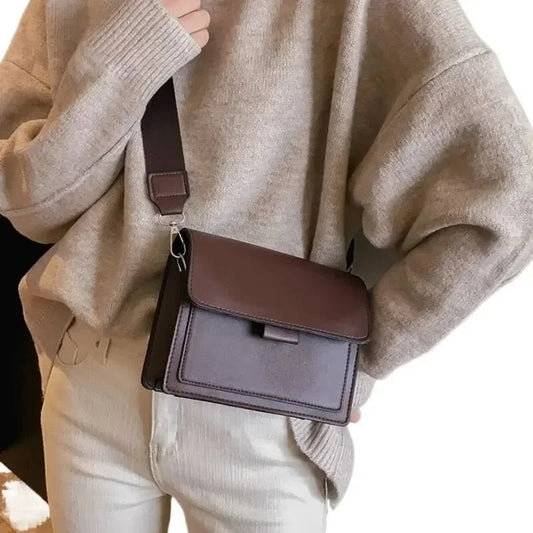 Classic Fashion Crossbody Bag. PU Leather Bags for Women, Travel Handbag, Ladies Shoulder strap Bag. - WAREHOUSE SHOP