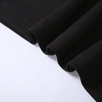 Classy Kliou Lady Dress. Button Side Slit Body, with Turn - down Collar Short Sleeve - Shaping - WAREHOUSE SHOP
