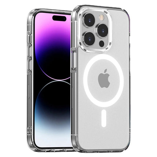 Clear Phone Case For iPhone 11 12 13 14 15 Pro Max For Magsafe Magnetic Wireless Charging Magsafe Case 7 8 XR XsMax Cover Case - WAREHOUSE SHOP