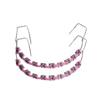 Clip - On Teeth Braces with Metal Wires & Ligature Ties – Temporary Dental Decoration - WAREHOUSE SHOP