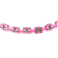 Clip - On Teeth Braces with Metal Wires & Ligature Ties – Temporary Dental Decoration - WAREHOUSE SHOP