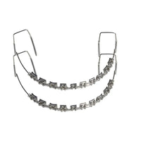 Clip - On Teeth Braces with Metal Wires & Ligature Ties – Temporary Dental Decoration - WAREHOUSE SHOP