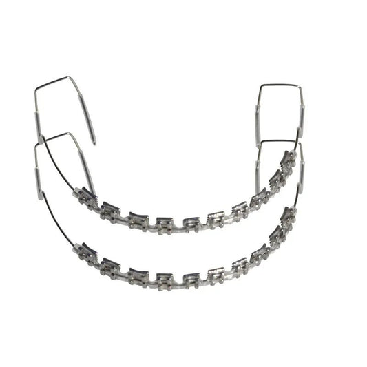 Clip - On Teeth Braces with Metal Wires & Ligature Ties – Temporary Dental Decoration - WAREHOUSE SHOP