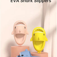 Cute cartoon shark slippers 🦈 Soft EVA sole, non - slip & comfy. Perfect indoor/outdoor shoes for kids – fun, safe & stylish children’s sandals! - WAREHOUSE SHOP