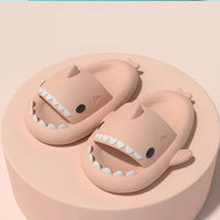 Cute cartoon shark slippers 🦈 Soft EVA sole, non - slip & comfy. Perfect indoor/outdoor shoes for kids – fun, safe & stylish children’s sandals! - WAREHOUSE SHOP