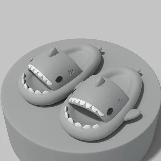 Cute cartoon shark slippers 🦈 Soft EVA sole, non - slip & comfy. Perfect indoor/outdoor shoes for kids – fun, safe & stylish children’s sandals! - WAREHOUSE SHOP
