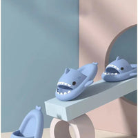 Cute cartoon shark slippers 🦈 Soft EVA sole, non - slip & comfy. Perfect indoor/outdoor shoes for kids – fun, safe & stylish children’s sandals! - WAREHOUSE SHOP