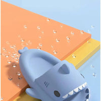 Cute cartoon shark slippers 🦈 Soft EVA sole, non - slip & comfy. Perfect indoor/outdoor shoes for kids – fun, safe & stylish children’s sandals! - WAREHOUSE SHOP