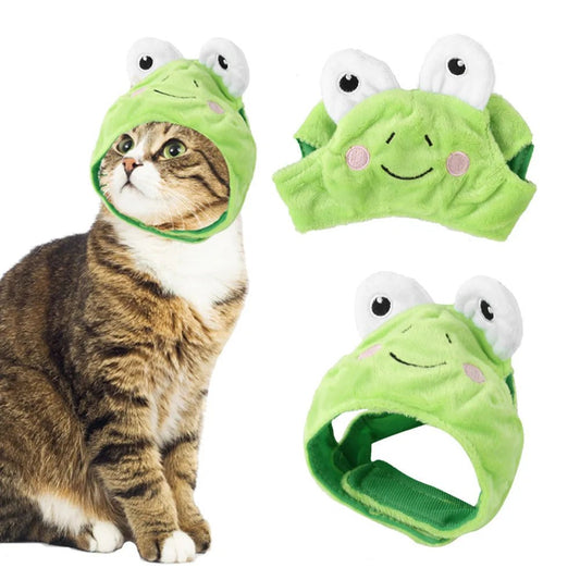 Cute Cat Hat Plush – Winter Knitted Pet Hat for Puppies & Kittens, Cosplay & Party Accessories - WAREHOUSE SHOP