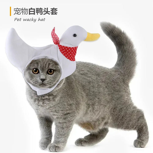 Cute Cat Hat Plush – Winter Knitted Pet Hat for Puppies & Kittens, Cosplay & Party Accessories - WAREHOUSE SHOP
