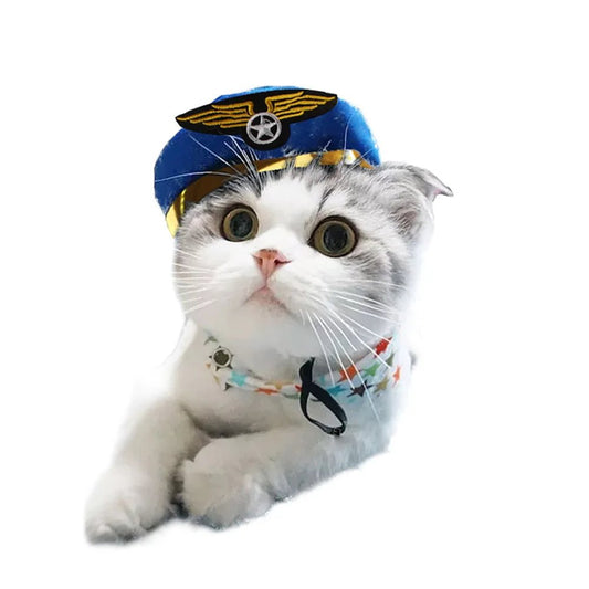Cute Cat Hat Plush – Winter Knitted Pet Hat for Puppies & Kittens, Cosplay & Party Accessories - WAREHOUSE SHOP