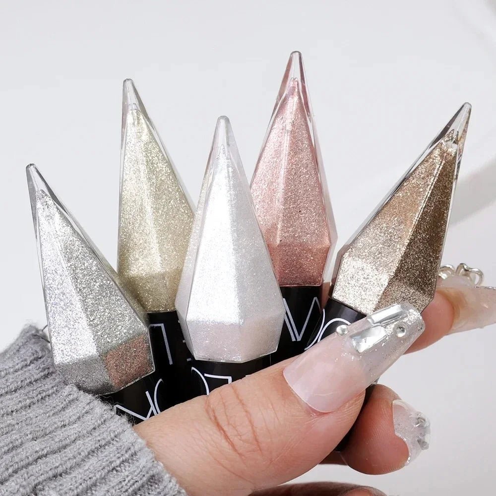 Diamond Shiny Eye Liners Eyeshadow Waterproof Silver Rose Gold Color Glitter Sequins Eyeliner Eye Shadow Makeup Beauty Cosmetics - WAREHOUSE SHOP