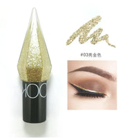 Diamond Shiny Eye Liners Eyeshadow Waterproof Silver Rose Gold Color Glitter Sequins Eyeliner Eye Shadow Makeup Beauty Cosmetics - WAREHOUSE SHOP