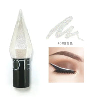 Diamond Shiny Eye Liners Eyeshadow Waterproof Silver Rose Gold Color Glitter Sequins Eyeliner Eye Shadow Makeup Beauty Cosmetics - WAREHOUSE SHOP