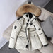 Duck Down winter Coats, Hooded Fur Collar, Casual Long Puffer Jackets Quality for Men - WAREHOUSE SHOP