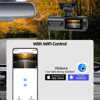 E - ACE UHD 4K Dashcam With GPS WiFi Night Vision 24h Parking Loop Dual Channel Recording 4K Front and 1080P Rear Dual Lens - WAREHOUSE SHOP