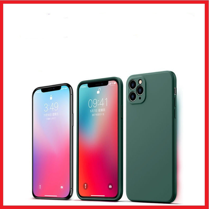 Suitable For All-inclusive Magic Cube Drop Protection Of Straight-edge Liquid Phone Case