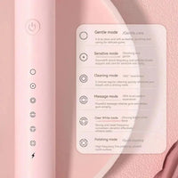 Electric Ultrasonic Toothbrush – 6 Speed Modes | Soft Bristles | USB Rechargeable | Waterproof | Adult Tooth Cleaner | Automatic Couple Set - WAREHOUSE SHOP