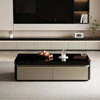 Elegant Space Saving TV Stand Eco Friendly Materials Sustainable Modern Aesthetics TV Stand Sliding Doors Living Room Furniture - WAREHOUSE SHOP