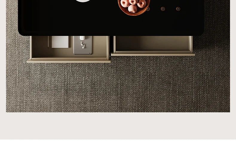 Elegant Space Saving TV Stand Eco Friendly Materials Sustainable Modern Aesthetics TV Stand Sliding Doors Living Room Furniture - WAREHOUSE SHOP