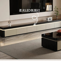 Elegant Space Saving TV Stand Eco Friendly Materials Sustainable Modern Aesthetics TV Stand Sliding Doors Living Room Furniture - WAREHOUSE SHOP