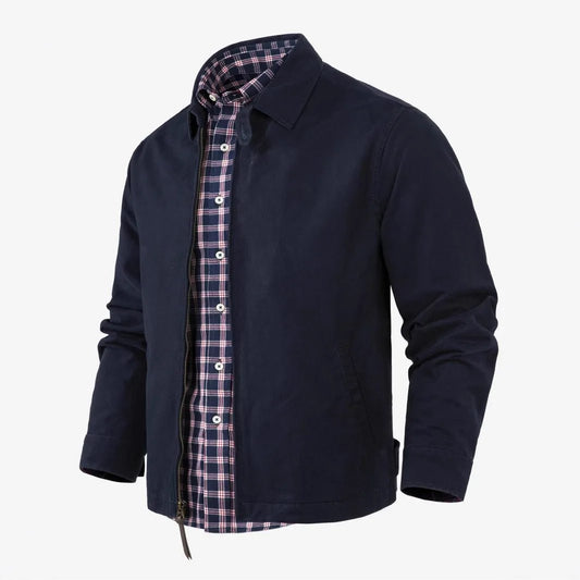 European and American Popular Fashionable Comfortable Multi Pocket Jacket for Men's Casual Pure Cotton Lapel Windproof Jacket - WAREHOUSE SHOP