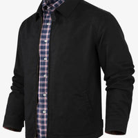 European and American Popular Fashionable Comfortable Multi Pocket Jacket for Men's Casual Pure Cotton Lapel Windproof Jacket - WAREHOUSE SHOP