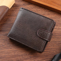 Everyday Leather Wallet For Men Durable Coin Pouch, Slim Bifold Photo ID Card Holders. - WAREHOUSE SHOP