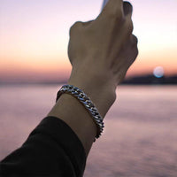 Fashion Personality Cuban Keel Bracelet Men - WAREHOUSE SHOP