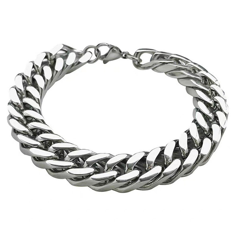 Fashion Personality Cuban Keel Bracelet Men - WAREHOUSE SHOP