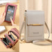 Fashion Screen Touch Lock, Cell Phone Bag. Women's Mobile Phone Card Holder. Crossbody Shoulder Bag - WAREHOUSE SHOP