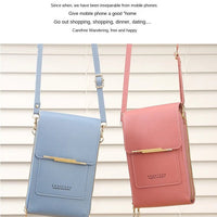 Fashion Screen Touch Lock, Cell Phone Bag. Women's Mobile Phone Card Holder. Crossbody Shoulder Bag - WAREHOUSE SHOP