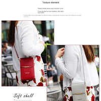 Fashion Screen Touch Lock, Cell Phone Bag. Women's Mobile Phone Card Holder. Crossbody Shoulder Bag - WAREHOUSE SHOP