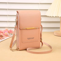 Fashion Screen Touch Lock, Cell Phone Bag. Women's Mobile Phone Card Holder. Crossbody Shoulder Bag - WAREHOUSE SHOP