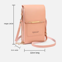 Fashion Screen Touch Lock, Cell Phone Bag. Women's Mobile Phone Card Holder. Crossbody Shoulder Bag - WAREHOUSE SHOP