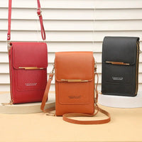 Fashion Screen Touch Lock, Cell Phone Bag. Women's Mobile Phone Card Holder. Crossbody Shoulder Bag - WAREHOUSE SHOP