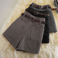 Fashionable All - match Slimming Woolen Wide - leg Pants - WAREHOUSE SHOP