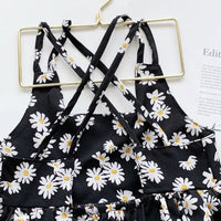 Girls Little Daisy Printed Slip Sleeveless Dress. Kids Dresses for Girls 2 To 6 Years, Flower Girl weddings Dresses - WAREHOUSE SHOP
