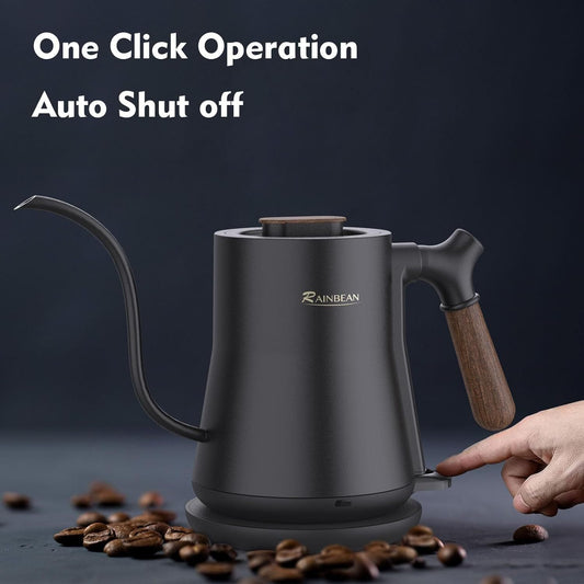 Gooseneck Electric Kettle, Pour Over Coffee Kettle Hot Water Tea Kettle,Stainless Steel Inner With Leak Proof Design,Rapid Heating, Auto Shutoff - WAREHOUSE SHOP