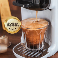 HiBREW Multiple Capsule Coffee Machine, Hot/Cold Dolce Gusto Milk Nespresso Capsule ESE Pod Ground Coffee Cafeteria 20Bar 5 in 1 - WAREHOUSE SHOP