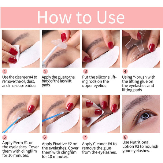 ICONSIGN Lash Lift Kit Lash Lifiting Eyelash Perming Kit Lash Curling Enhancer Eyes Makeup Tools - WAREHOUSE SHOP