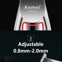 KEMEI Profession Hair Trimmer Electric Beard Trimmer For Men Hair Clipper Hair Cutter Machine Hair Cut Grooming Kit KM - 032 - WAREHOUSE SHOP