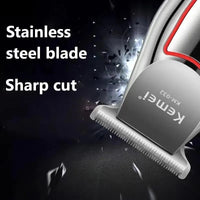 KEMEI Profession Hair Trimmer Electric Beard Trimmer For Men Hair Clipper Hair Cutter Machine Hair Cut Grooming Kit KM - 032 - WAREHOUSE SHOP