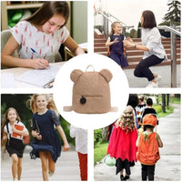 Kids Teddy Bear Backpack – Cute Small Bear Ear Bag, Stylish Children’s Gift & Everyday Backpack - WAREHOUSE SHOP