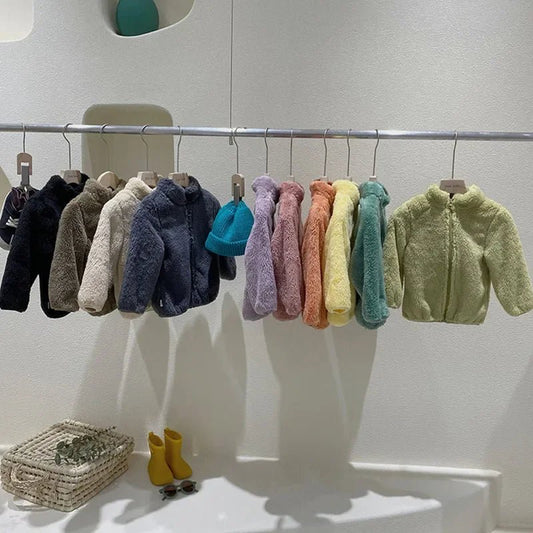 Kids’ winter coats and fleece jackets – warm outerwear for boys and girls, perfect for autumn, spring, and cold - weather wear. - WAREHOUSE SHOP