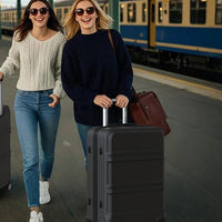 Kono Lightweight Cabin Suitcase - 20/24/28 Inch ABS Hard Shell, Fits EasyJet Under Seat, large - Compact Carry - On Trolley Case - WAREHOUSE SHOP