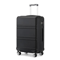 Kono Lightweight Cabin Suitcase - 20/24/28 Inch ABS Hard Shell, Fits EasyJet Under Seat, large - Compact Carry - On Trolley Case - WAREHOUSE SHOP