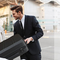Kono Lightweight Cabin Suitcase - 20/24/28 Inch ABS Hard Shell, Fits EasyJet Under Seat, large - Compact Carry - On Trolley Case - WAREHOUSE SHOP