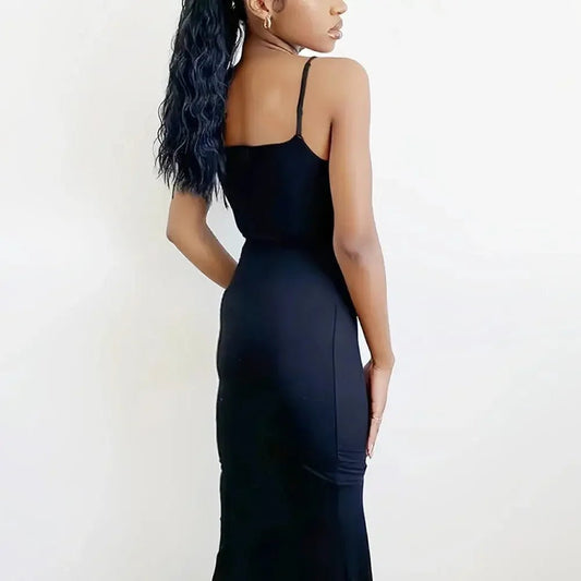 Ladies Casual, Long Dress. Sexy Sleeveless Backless Bodycon Maxi Dresses. - WAREHOUSE SHOP